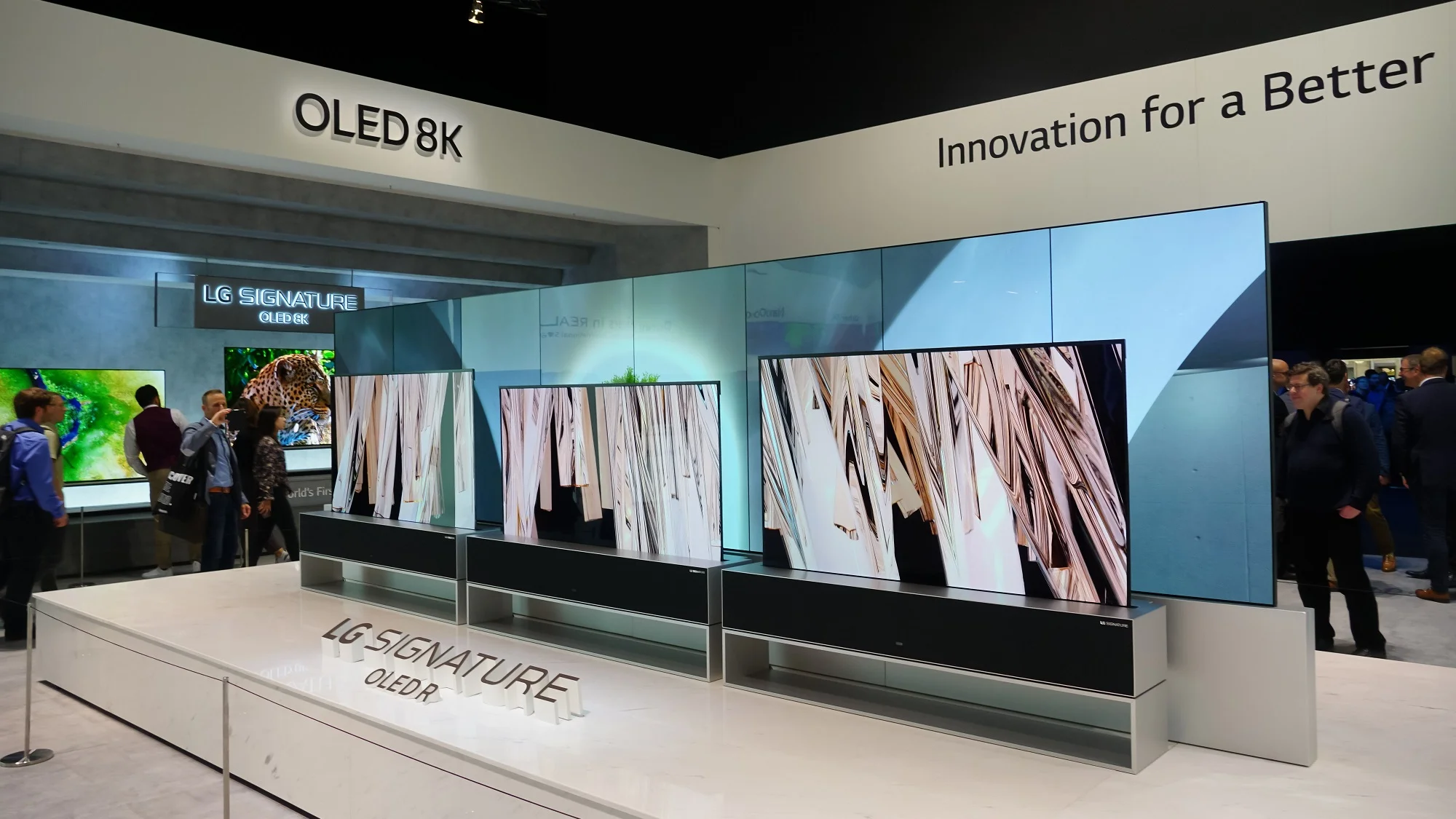 LG exhibition stand during the IFA or Internationale Funkausstellung Berlin