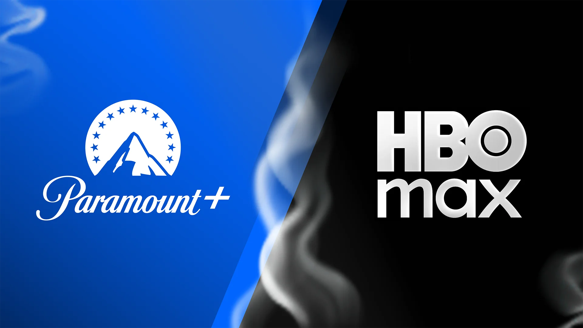 Paramount+ and HBO Max logos side-by-side